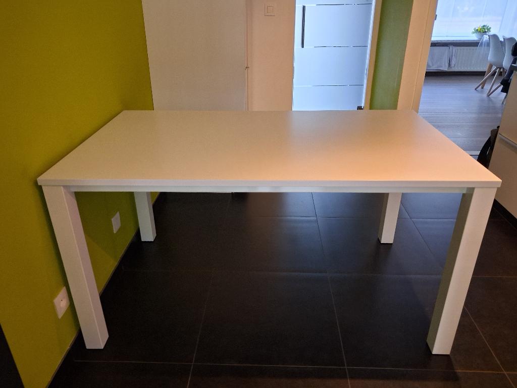 Keukentafel, Huis en Inrichting, Tafels | Eettafels, Ophalen, Gebruikt, 100 tot 150 cm, 50 tot 100 cm