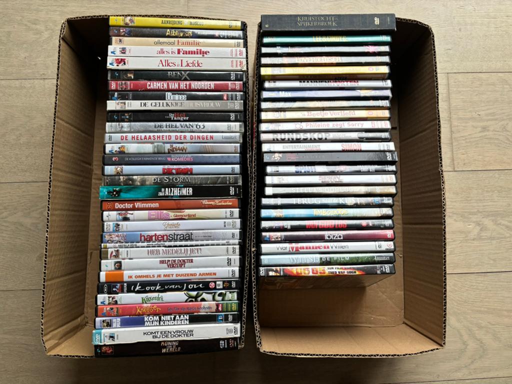 Lot Vlaamse/Nederlandse films, Ophalen, Zo goed als nieuw