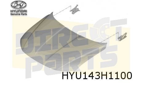 Hyundai	Tucson (1/21-) (NX4) motorkap (te spuiten) Origineel, Neuf, -, -, Hyundai