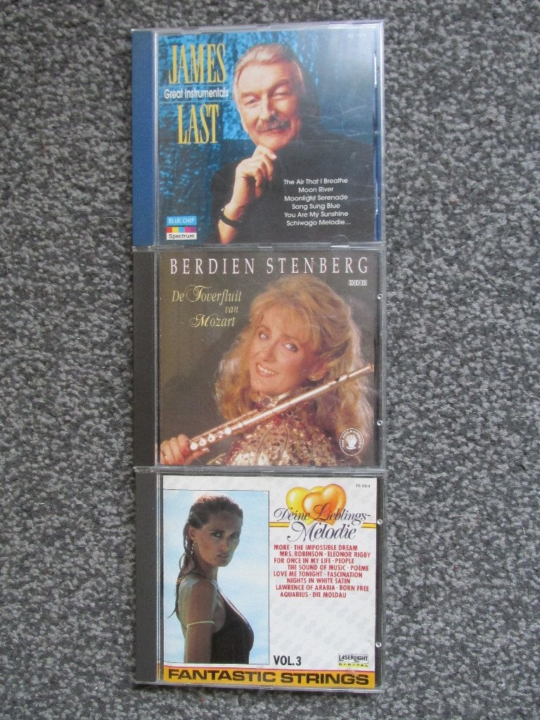 3 CD's lichte instrumentale muziek, Cd's en Dvd's, Ophalen, Zo goed als nieuw