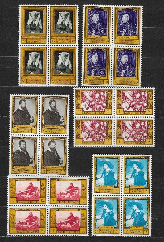 Belgique OPC 1076-81 Peintures célèbres **, Enlèvement ou Envoi, Non oblitéré, Neuf