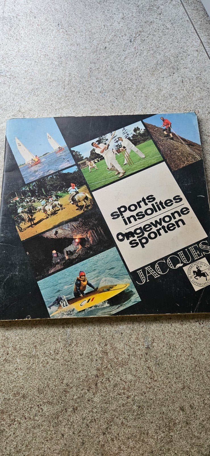 Vintage verzamelalbum sporten, Ophalen, Gelezen