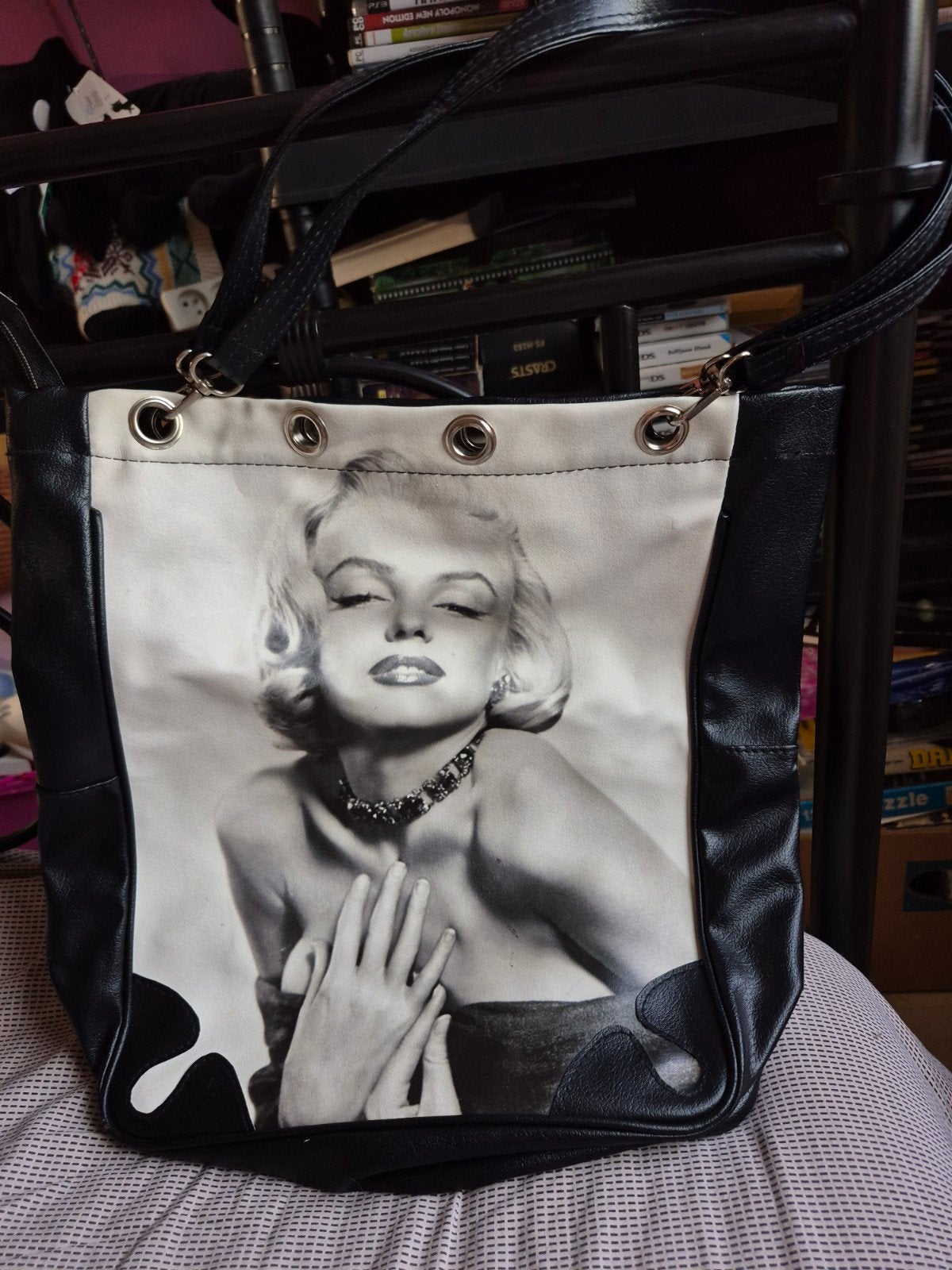 Vintage handtas marlyn Monroe goede staat, Ophalen of Verzenden