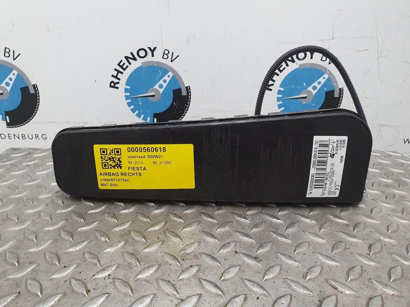 FORD FIESTA AIRBAG RECHTS C1BBR611D10AC 2014, Enlèvement ou Envoi, Utilisé, ARN reconnu