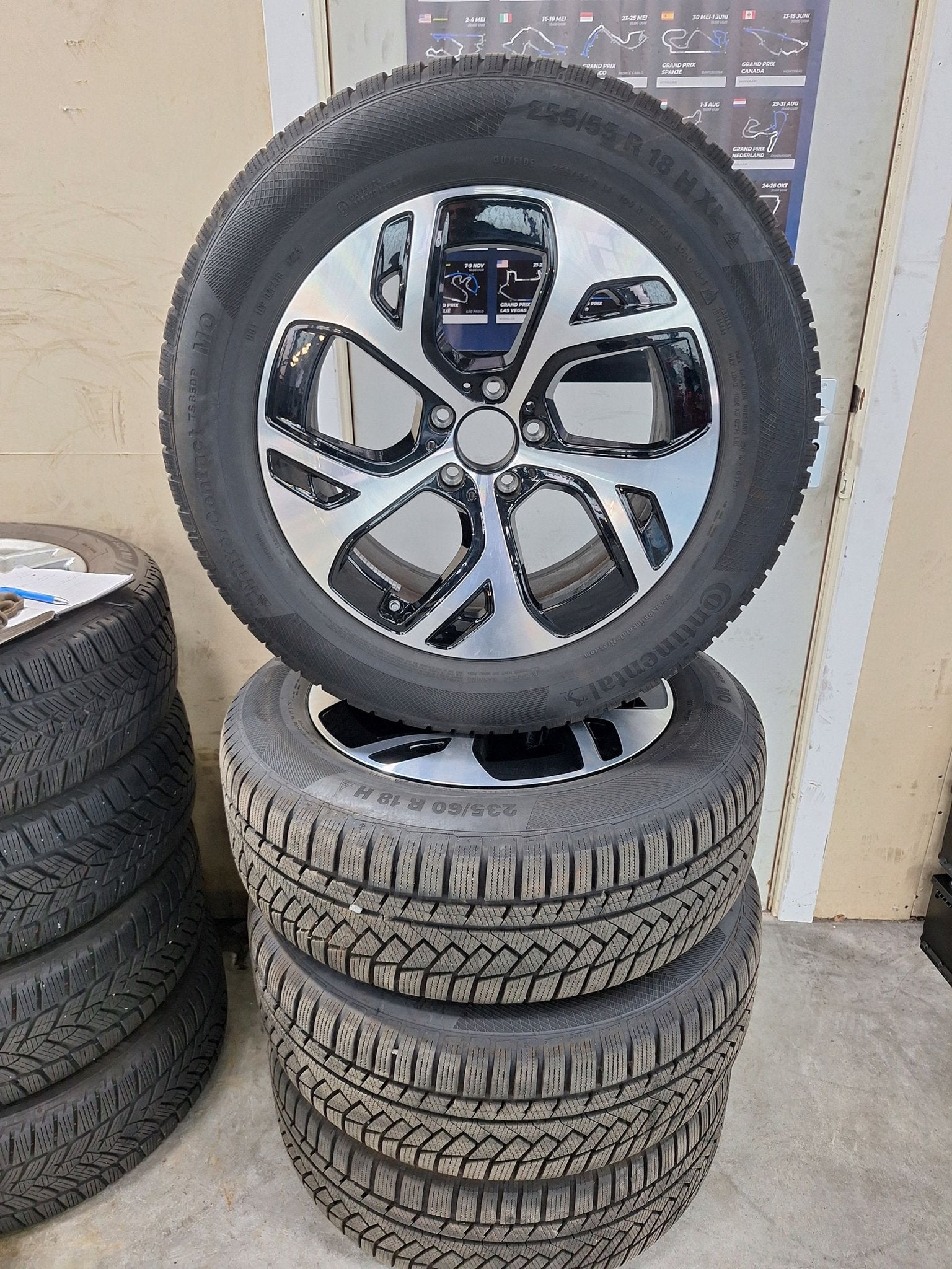 Mercedes GLC Winterset 18 Inch Origineel, Ophalen, 18 inch, Gebruikt, -