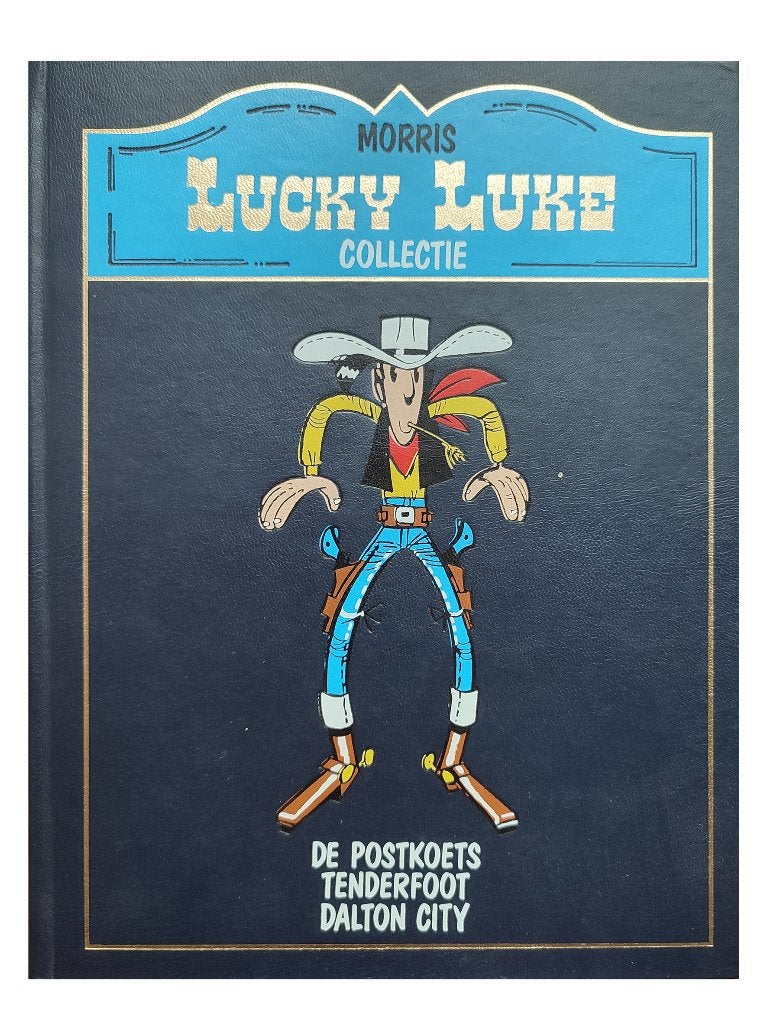 Lucky Luke hardcover, Eén stripboek, Ophalen of Verzenden, Gelezen