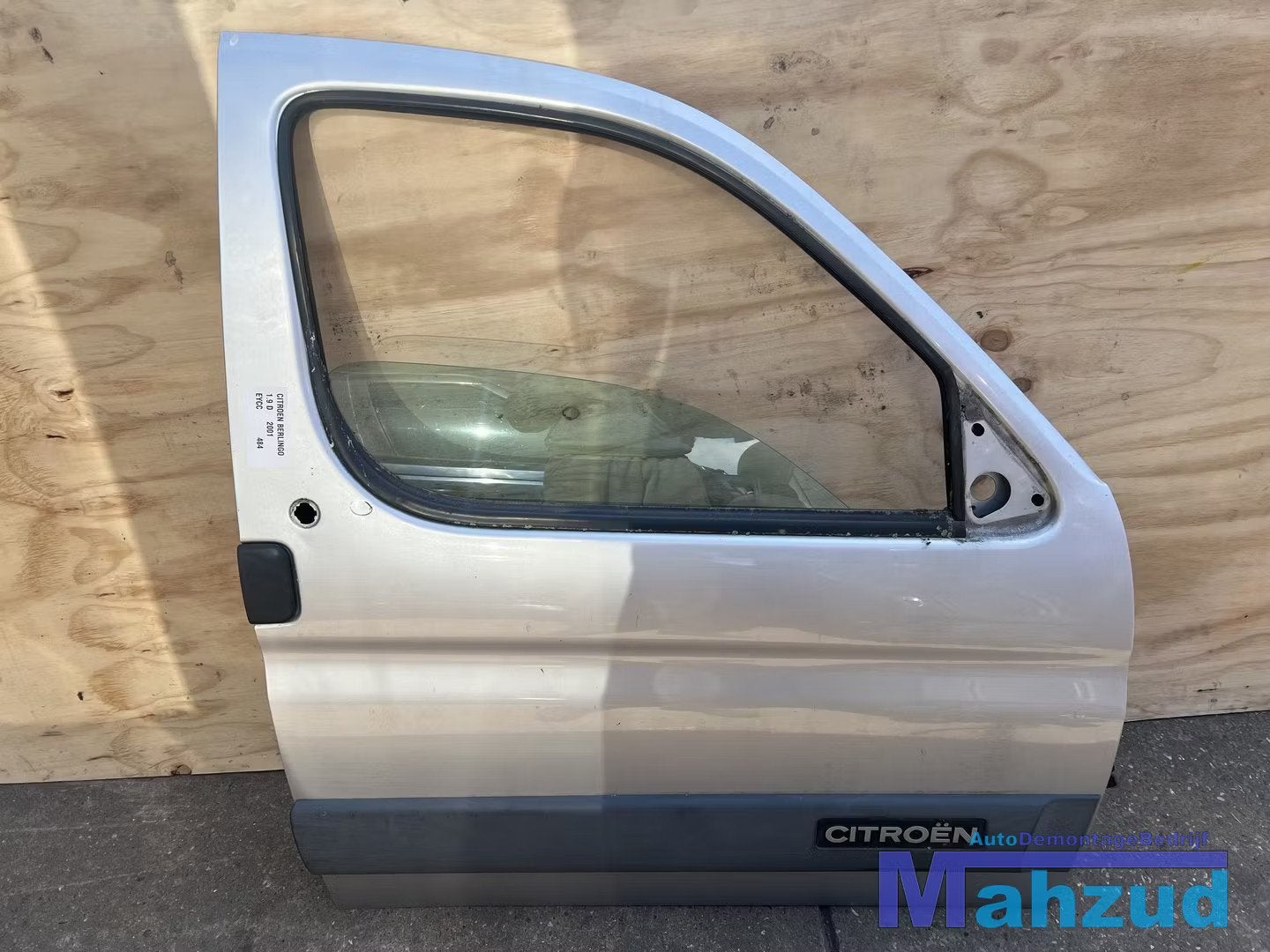 CITROEN BERLINGO zilver EYCC Rechts voor deur 1997-2007, Citroën, Stellantis N.V., Utilisé, Porte