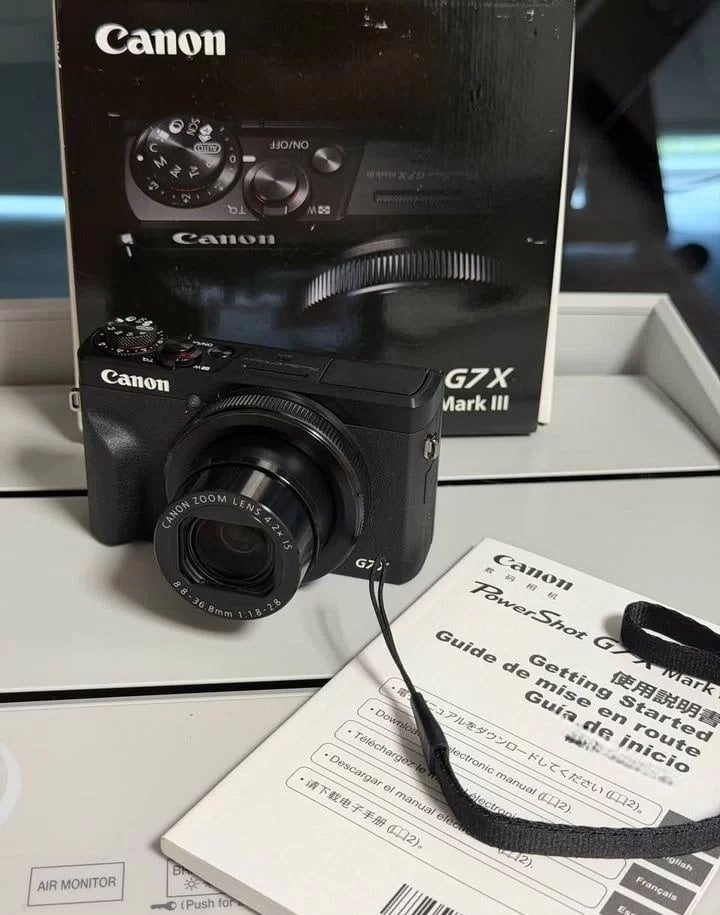 Canon G7X Mark III, 20 mégapixels, Enlèvement ou Envoi, Canon, Comme neuf