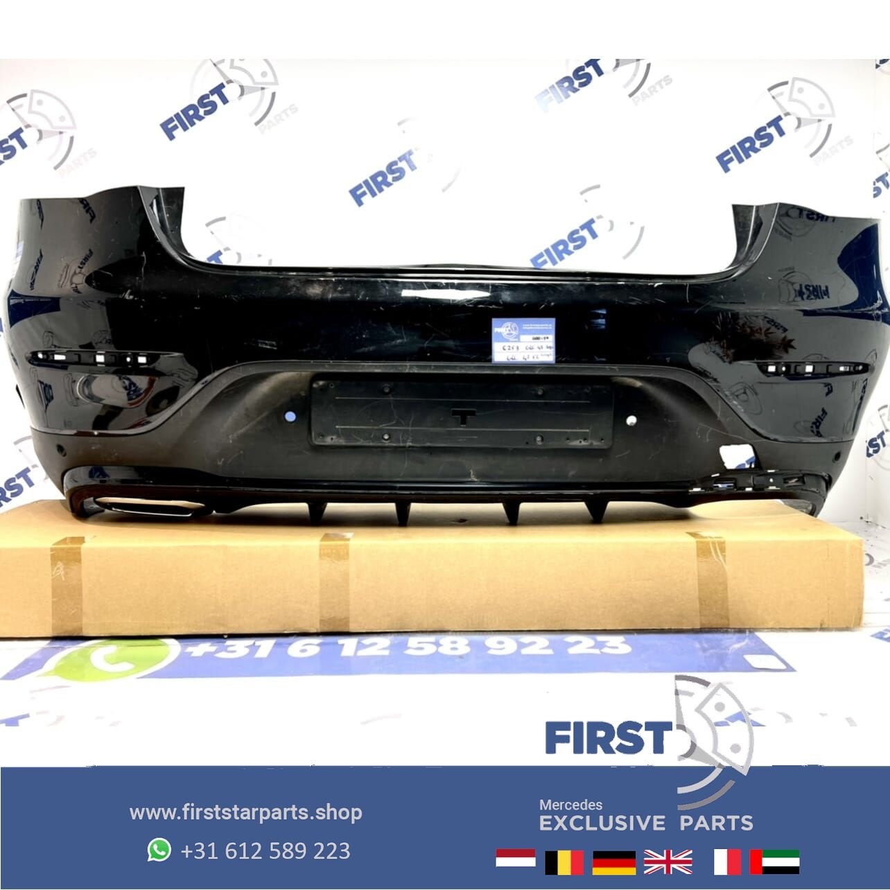 W253 C253 GLC COUPÉ AMG ACHTERBUMPER + DIFFUSER GLC43 GLC53, Arrière, Utilisé, -, -