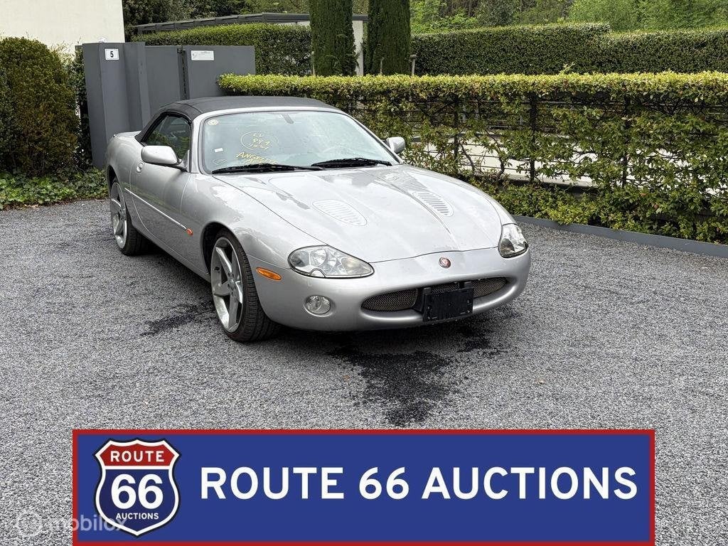 Jaguar XKR cabriolet | 2002 | Route 66 Auctions, Auto's, Jaguar, Gebruikt, Zwart, XJ, Bedrijf