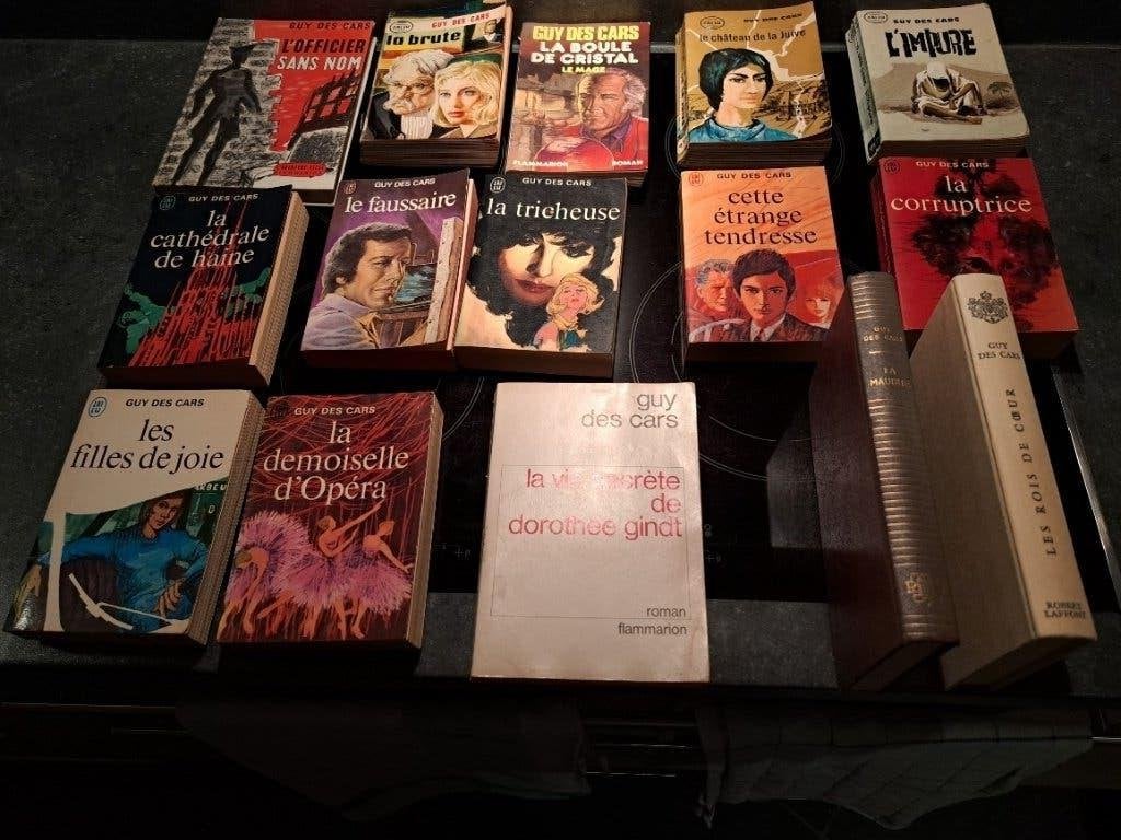 Guy Des Cars : collectie van 15 boeken in goede staat, Ophalen, Gelezen, Guy Des Cars