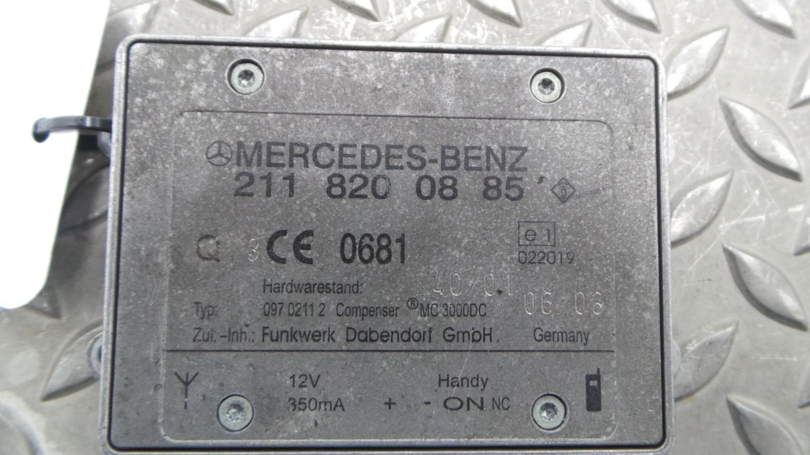 MERCEDES E CLASS 200 CDI AVANTGARDE VERSTERKER UNIT AUDIO 21, Enlèvement ou Envoi, Utilisé, ARN reconnu