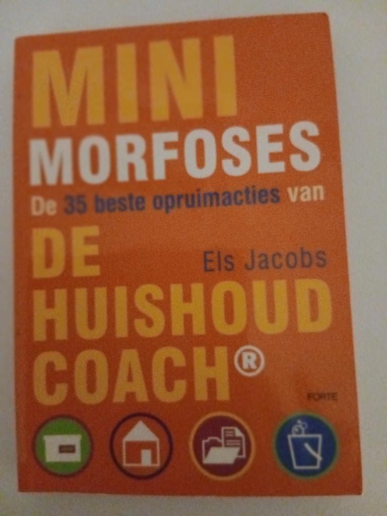 Boek “Mini Morfoses”; Els Jacobs; Huishoudcoaching, Ophalen of Verzenden, Zo goed als nieuw, Els Jacobs
