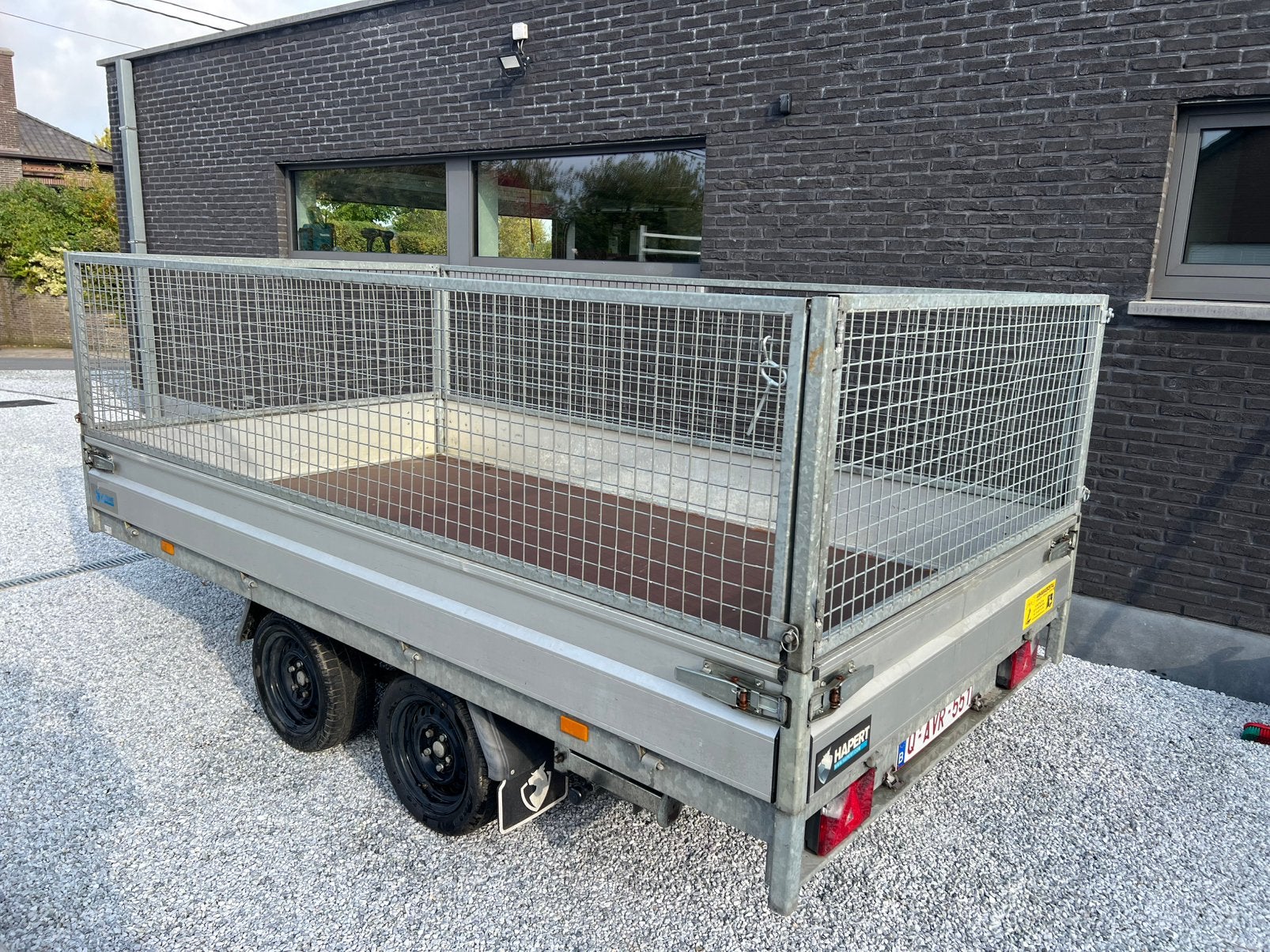 Remorque à double essieu Hapert Azure 3500 kg, Enlèvement, Utilisé