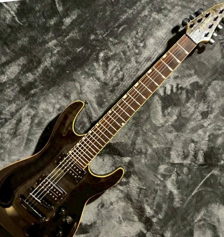 ESP Grassroots H-GS7 QMT Teardrop headstock !!!! Blackburst, Musique & Instruments, Enlèvement ou Envoi