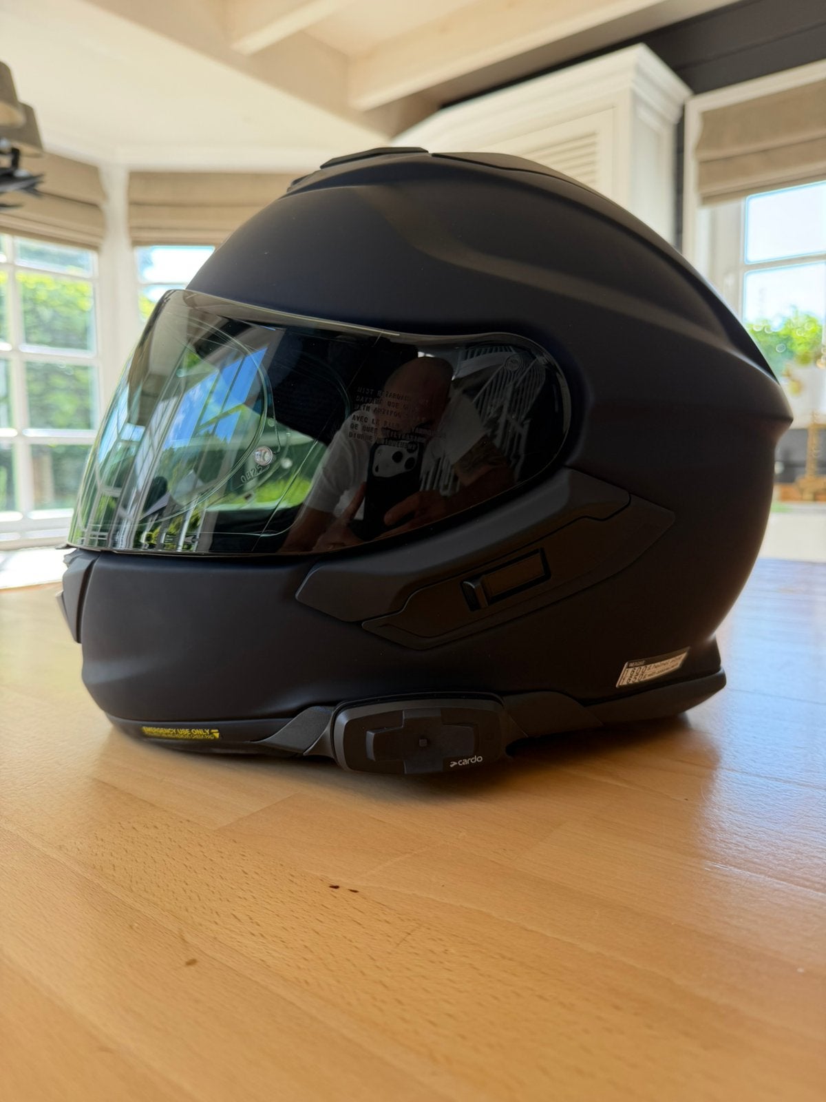 SHOEI GT AIR 3 + Intercom Cardo 4XS, Motos, Enlèvement, Neuf