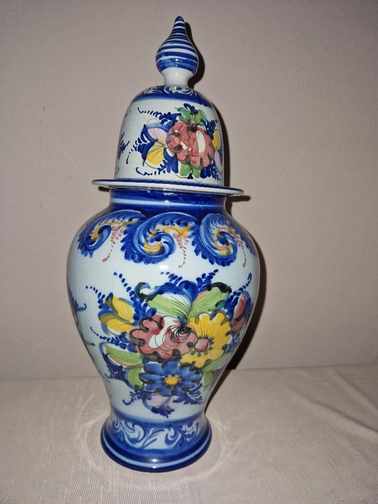 Portugese handbeschilderde vaas Arte Pinto 1969 – 40 cm, Ophalen