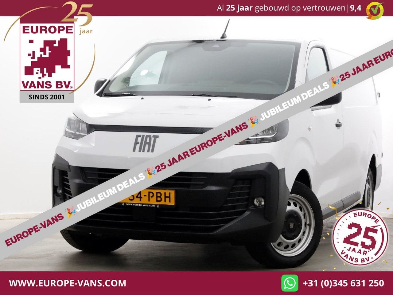 Fiat Scudo 2.0 Diesel 180pk Automaat L3 Airco/Navi/Camera 11, Autos, Camionnettes & Utilitaires, 197 g/km, Achat, Carnet d'entretien