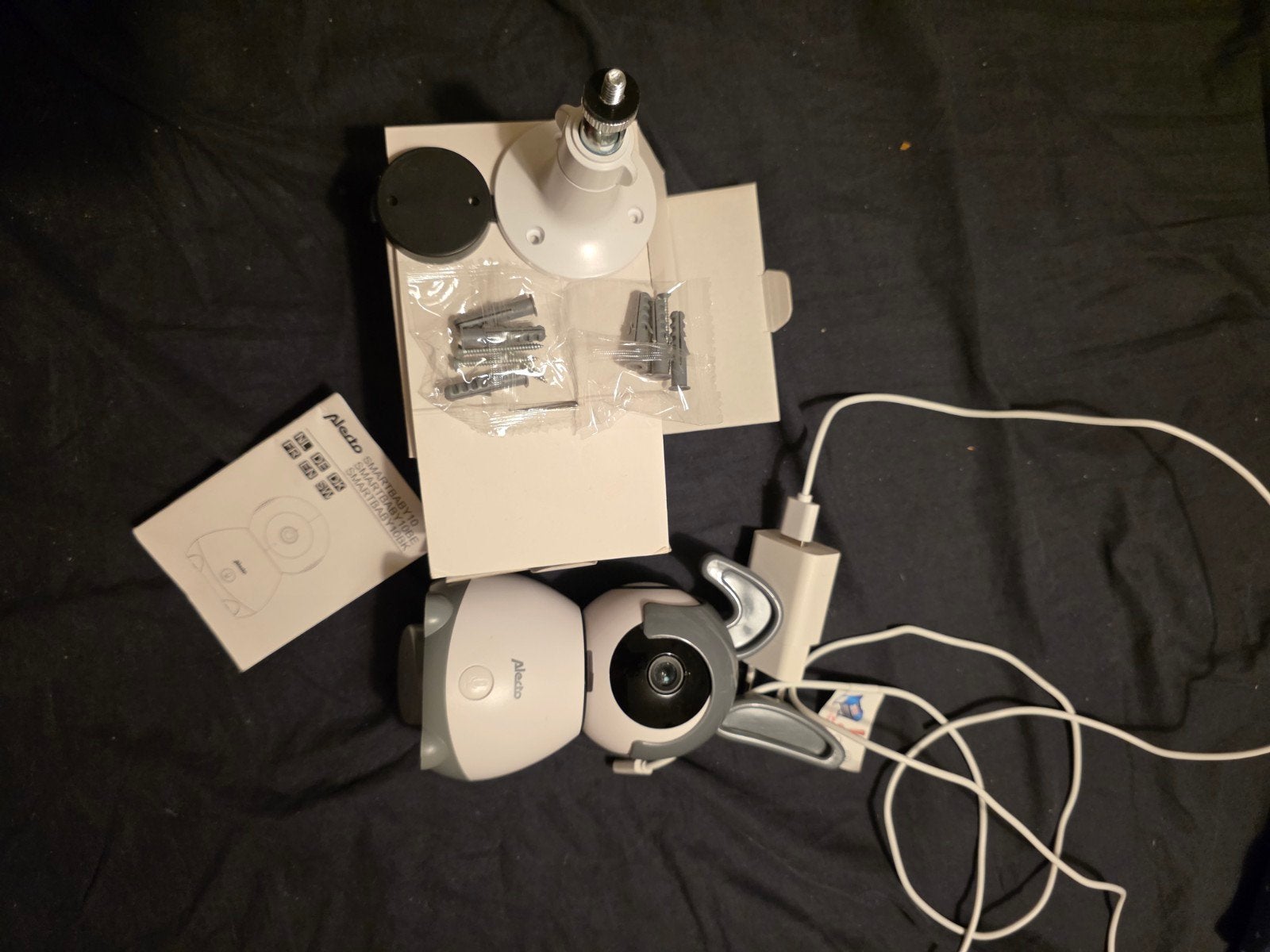Alecto SMARTBABY10 - Wifi babyfoon met camera - Wit/Grijs, Enlèvement, Caméra