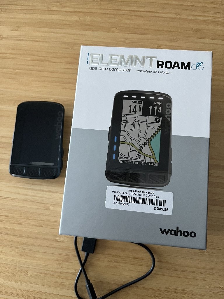 Wahoo ELEMNT ROAM GPS Fietscomputer, Fietsen en Brommers, Fietsaccessoires | Fietscomputers, Ophalen of Verzenden, Draadloos, Gebruikt