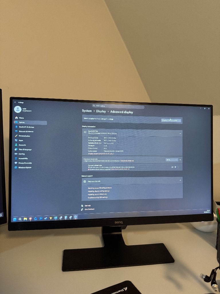 BenQ GW2780 1080p monitor - 23 inch 23inch, Enlèvement, Full HD, BenQ