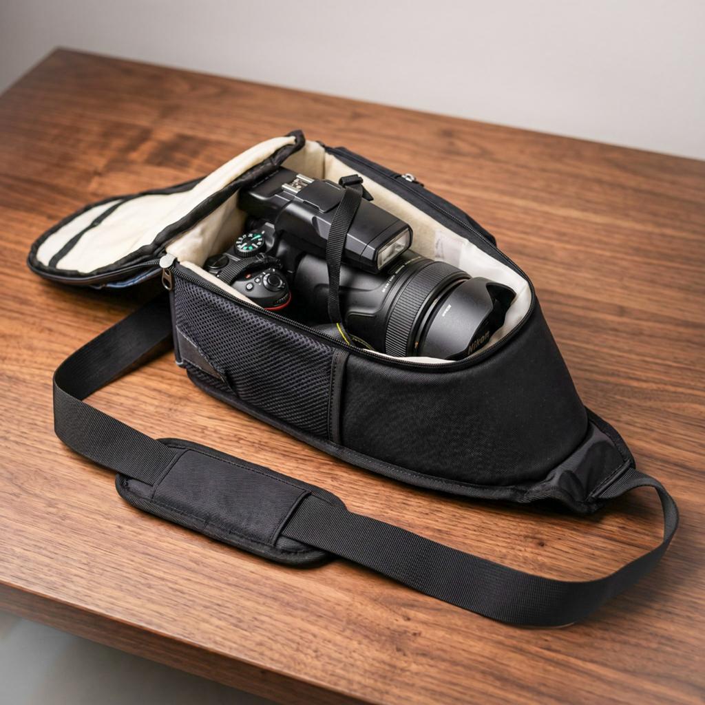 Waterdichte Rugzak / Fototas met Compartimenten voor camera, Ophalen of Verzenden, Zo goed als nieuw