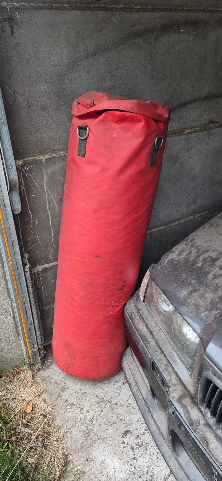 Bokszak +-150cm en 60kg, Sports & Fitness, Boxe, Enlèvement, Utilisé, Sac de boxe