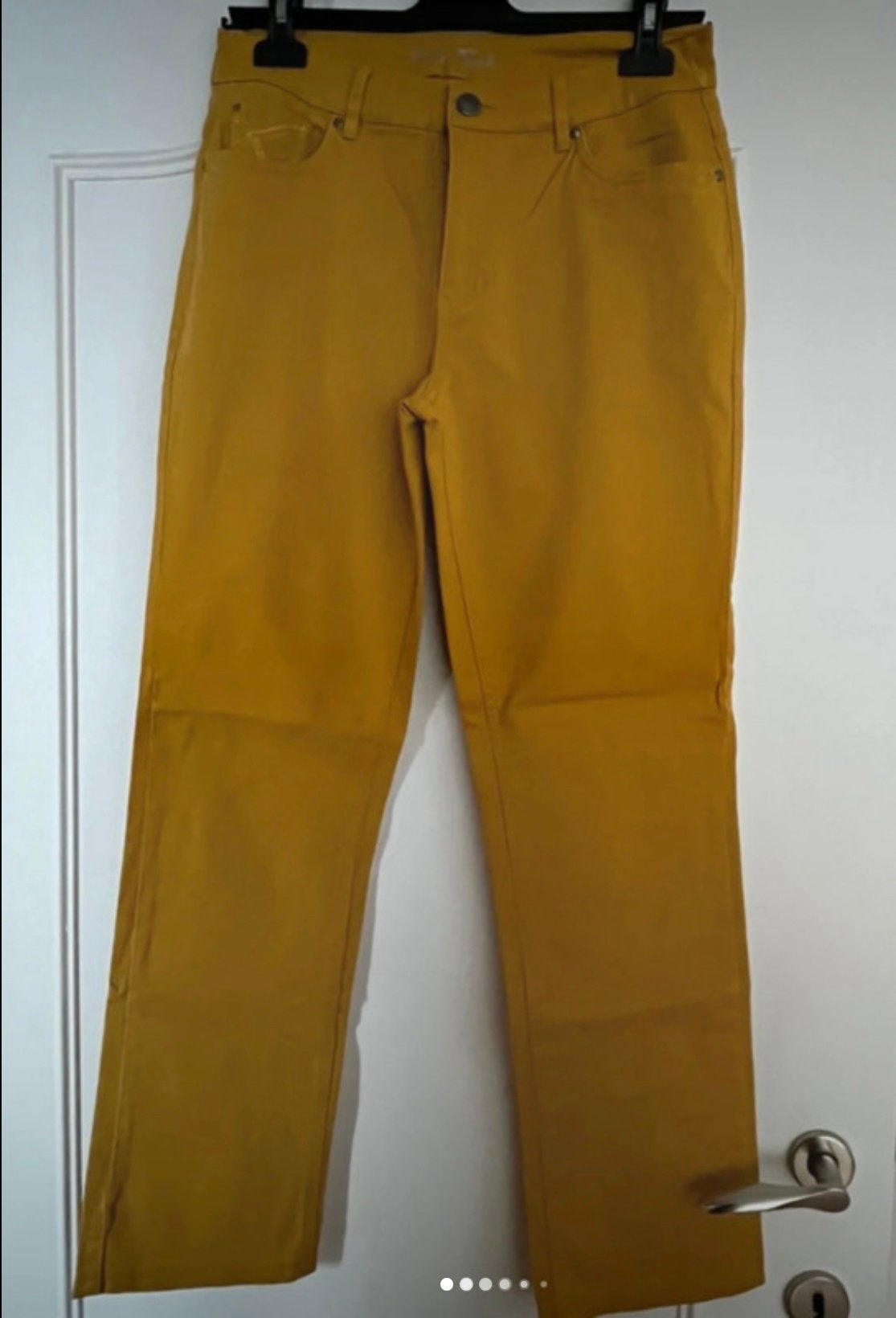Okergele broek charles vogele maat 36/38, Enlèvement ou Envoi, Comme neuf, Taille 36 (S)