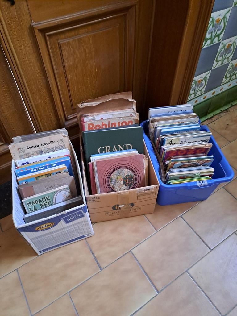 Lot de livres anciens, Enlèvement