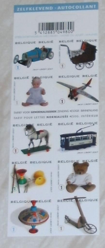 1 boekje B89 speelgoedmuseum mechelen, Sans timbre, Neuf, Enlèvement ou Envoi, Non oblitéré
