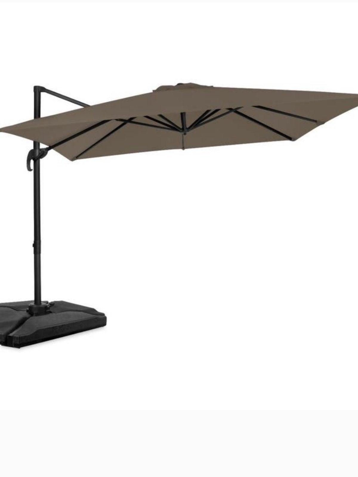 Vervangdoek voor Zweefparasol, 3m en 3,5 m   Antrasiet Grijs, Enlèvement, Comme neuf
