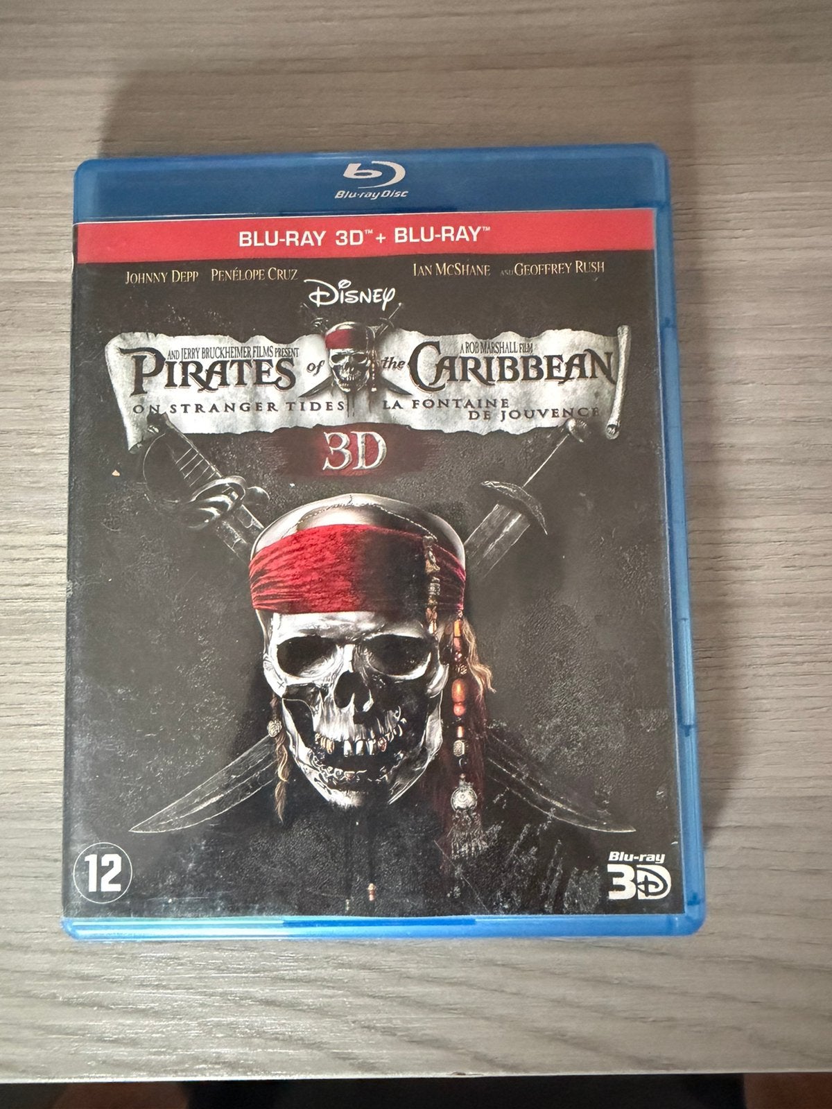 Pirates des Caraïbes - la fontaine de jouvence - blu ray, Enlèvement, Comme neuf, Blu-ray