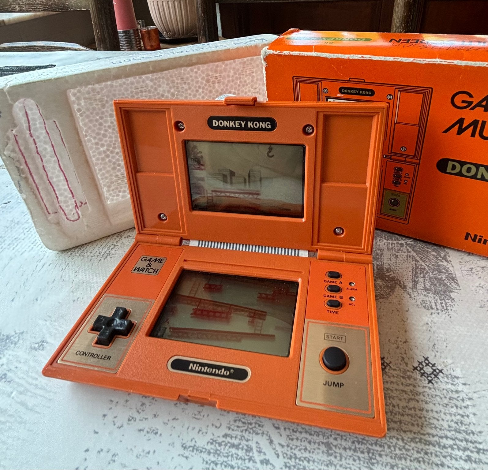 Nintendo Game&Watch DK-52 Donkey Kong 1982 boxed, Enlèvement ou Envoi, Utilisé, Autres modèles
