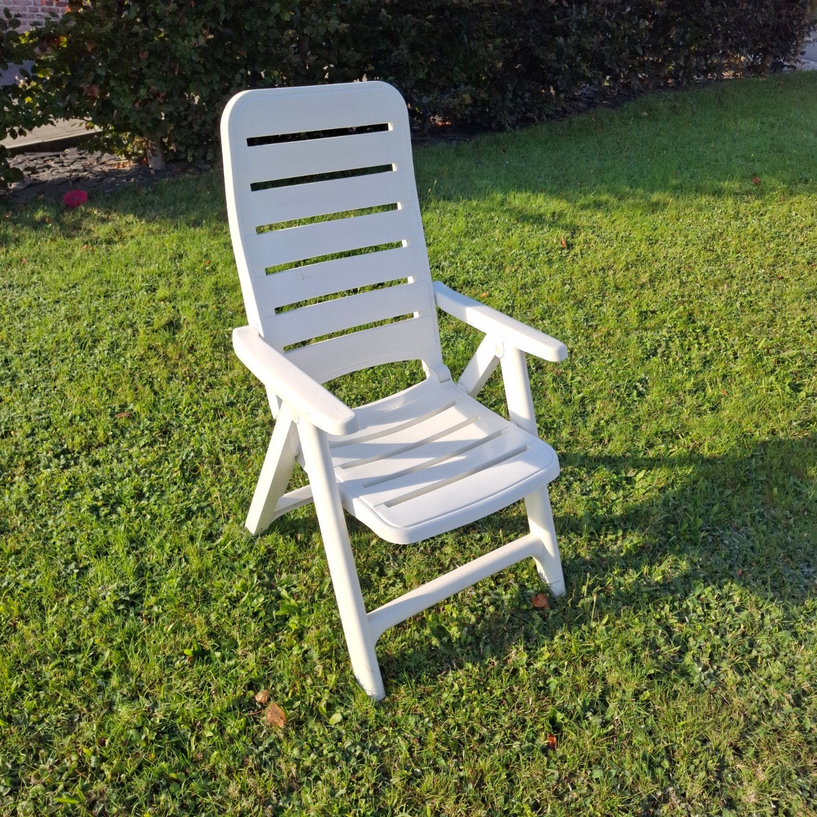 chaise de jardin de marque "grand soleil", Jardin & Terrasse, Enlèvement, Utilisé, Plastique, Pliant