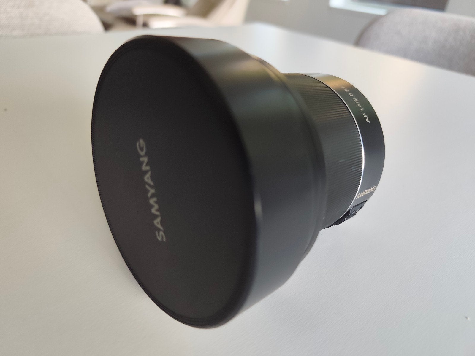 Canon EF Groothoek lens 14 mm Samyang, Audio, Tv en Foto, Foto | Filters, Overige merken, Gebruikt, Minder dan 50 mm, Overige typen