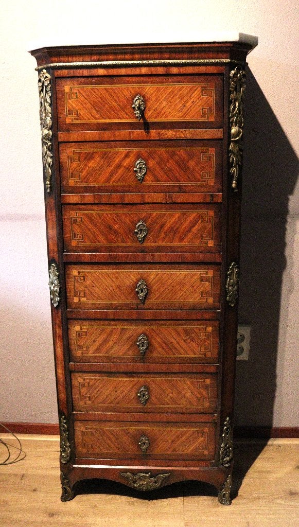 Commode ancienne avec bureau, Antiquités & Art, Enlèvement