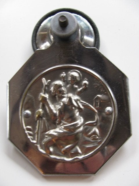 Christoffel Christophe Christophorus oldtimer taks houder, Ophalen of Verzenden, Gebruikt, Auto's