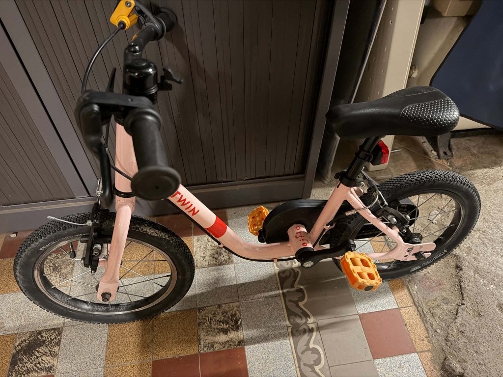 BTWIN 2-in-1 kinderfiets/loopfiets 14 inch, Enlèvement, Comme neuf, Moins de 16 pouces