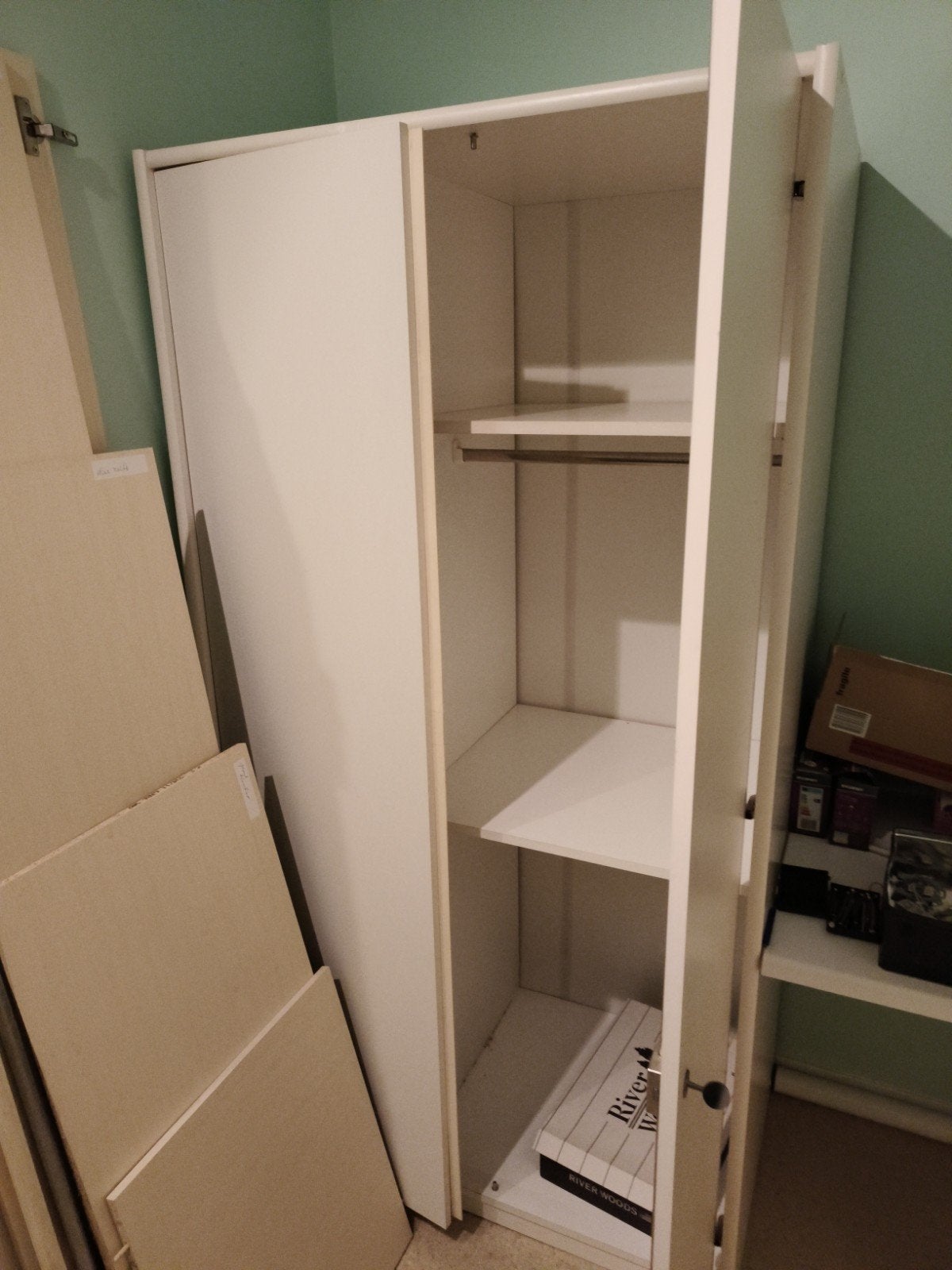 witte kast, Huis en Inrichting, Ophalen, Gebruikt