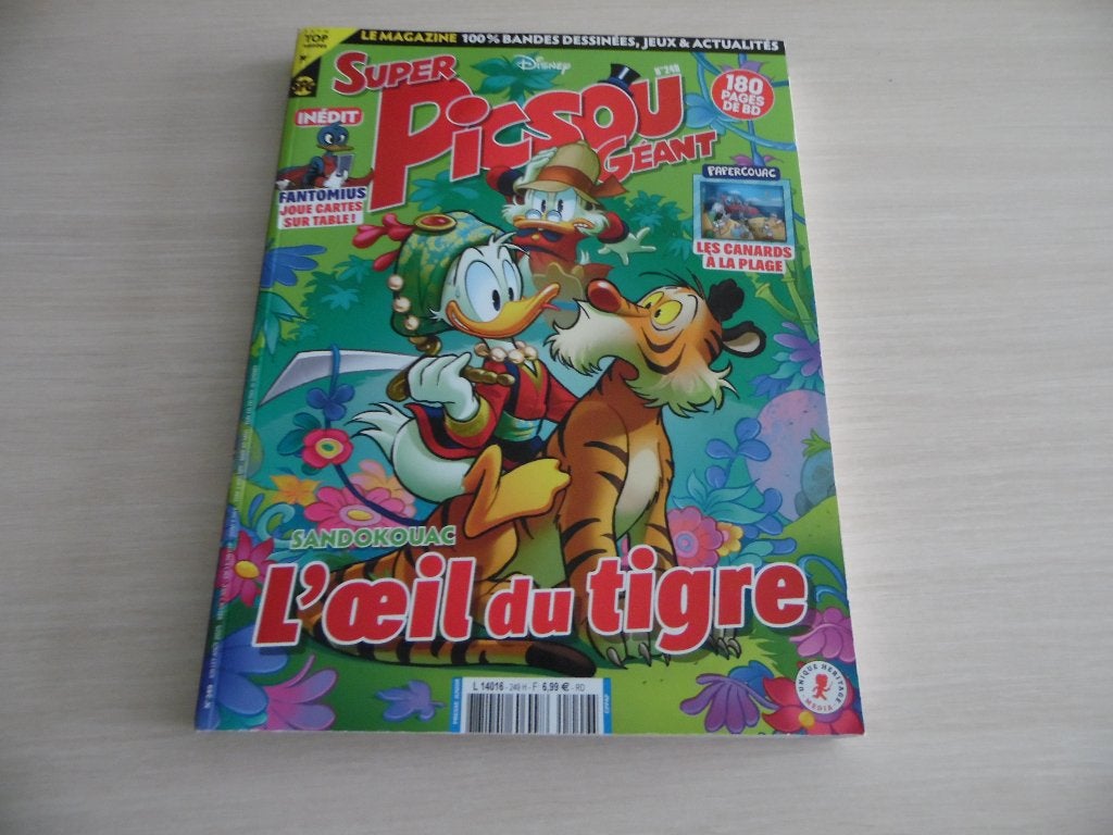 SUPER PICSOU GÉANT  N° 249, Boeken, Stripverhalen, Zo goed als nieuw, Eén stripboek, Ophalen of Verzenden
