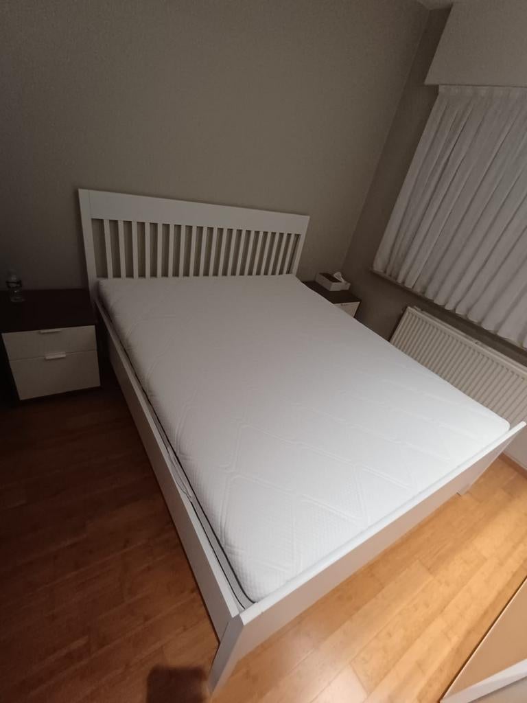 Lit + matela 1m60, Maison & Meubles, Enlèvement