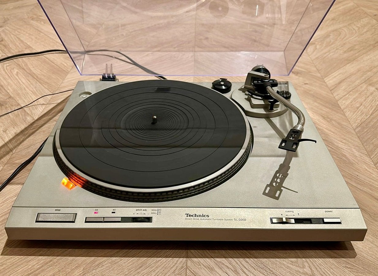Technics Sl D-202, Ophalen, Automatisch, Zo goed als nieuw, Platenspeler