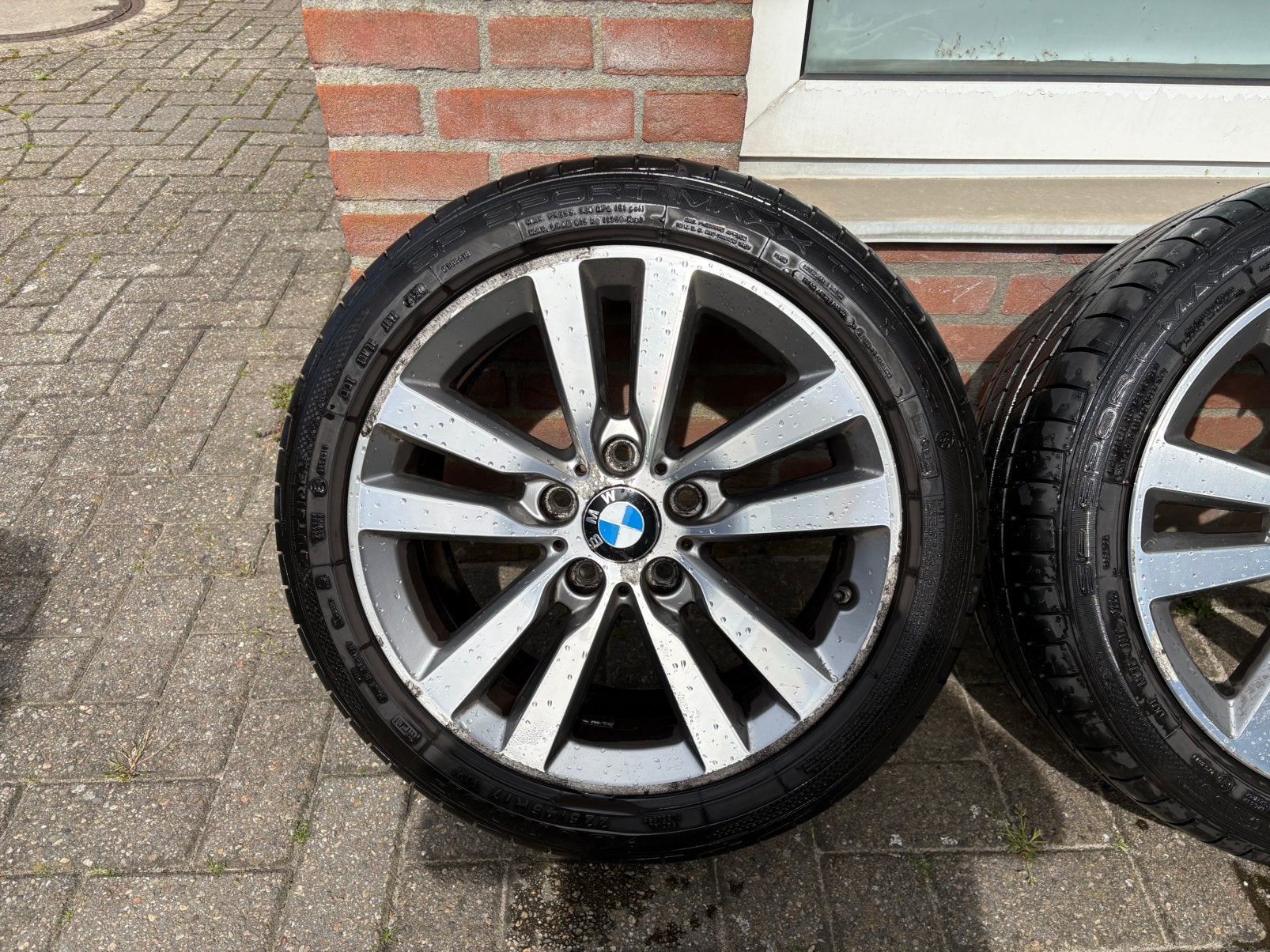 Jantes Runflat BMW 1er 17 pouces/pneus Dunlop — Très jeunes, Enlèvement