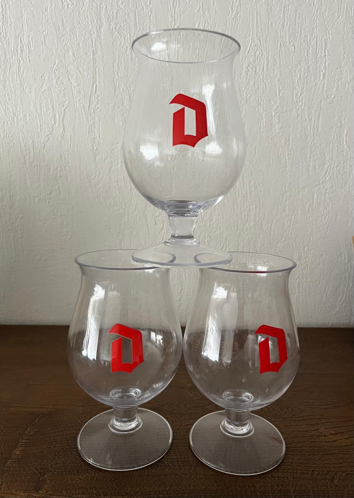 3 Duvelglazen “TRITAN”, Verzamelen, Ophalen, Nieuw, Glas of Glazen, Duvel