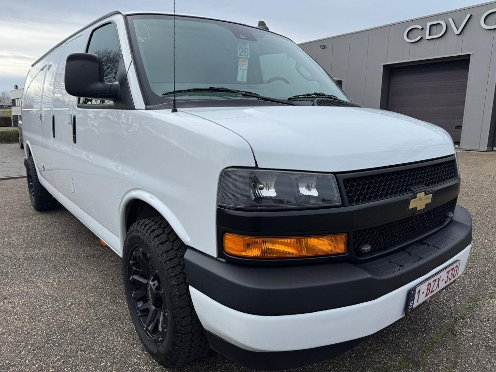 Chevrolet Express 6.0 L BENZINE / LPG 75000 km !!!, Automaat, Achterwielaandrijving, Chevrolet, Wit