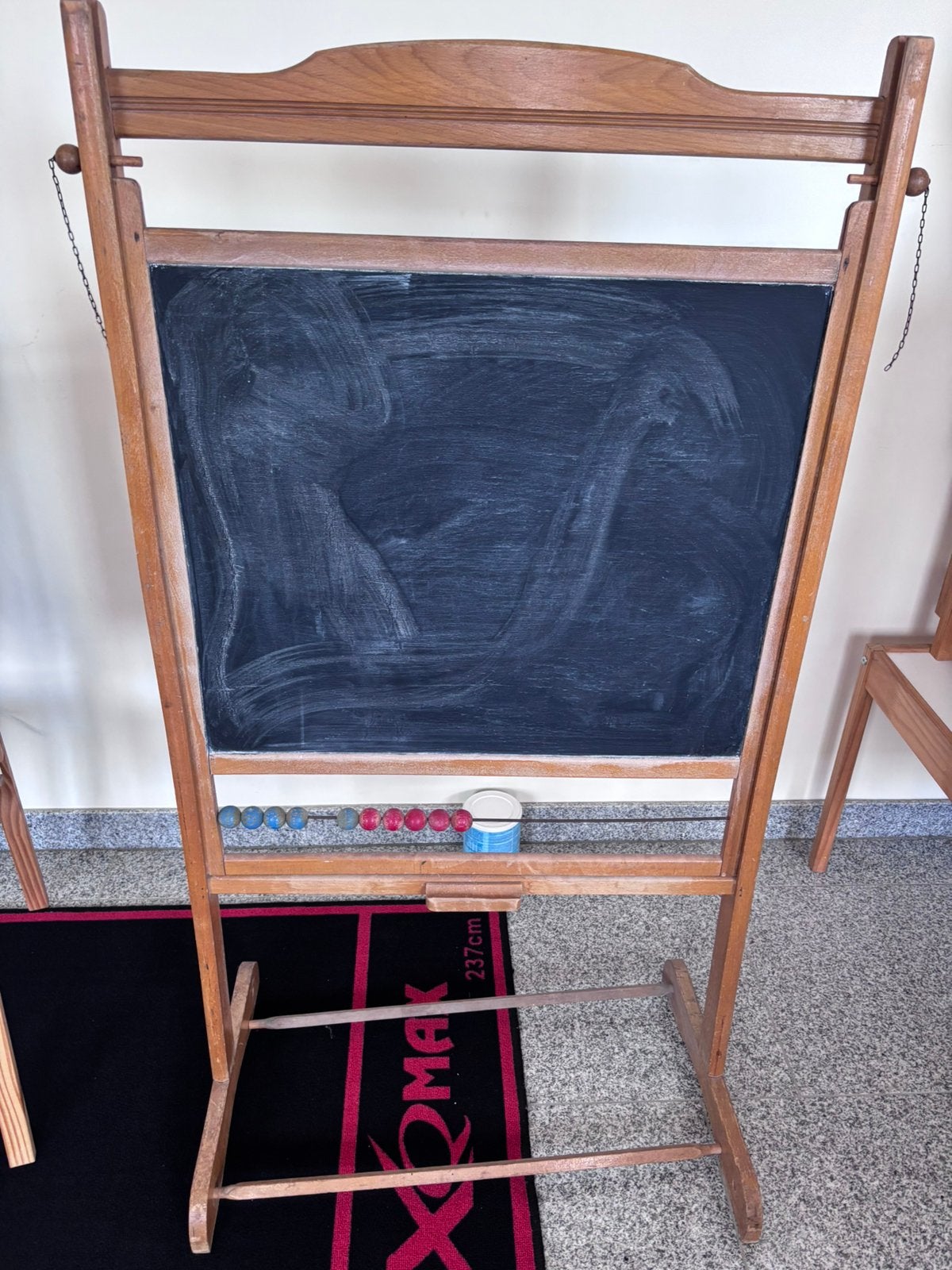 Antiek krijtbord brocante, Ophalen, Zo goed als nieuw, Krijtbord