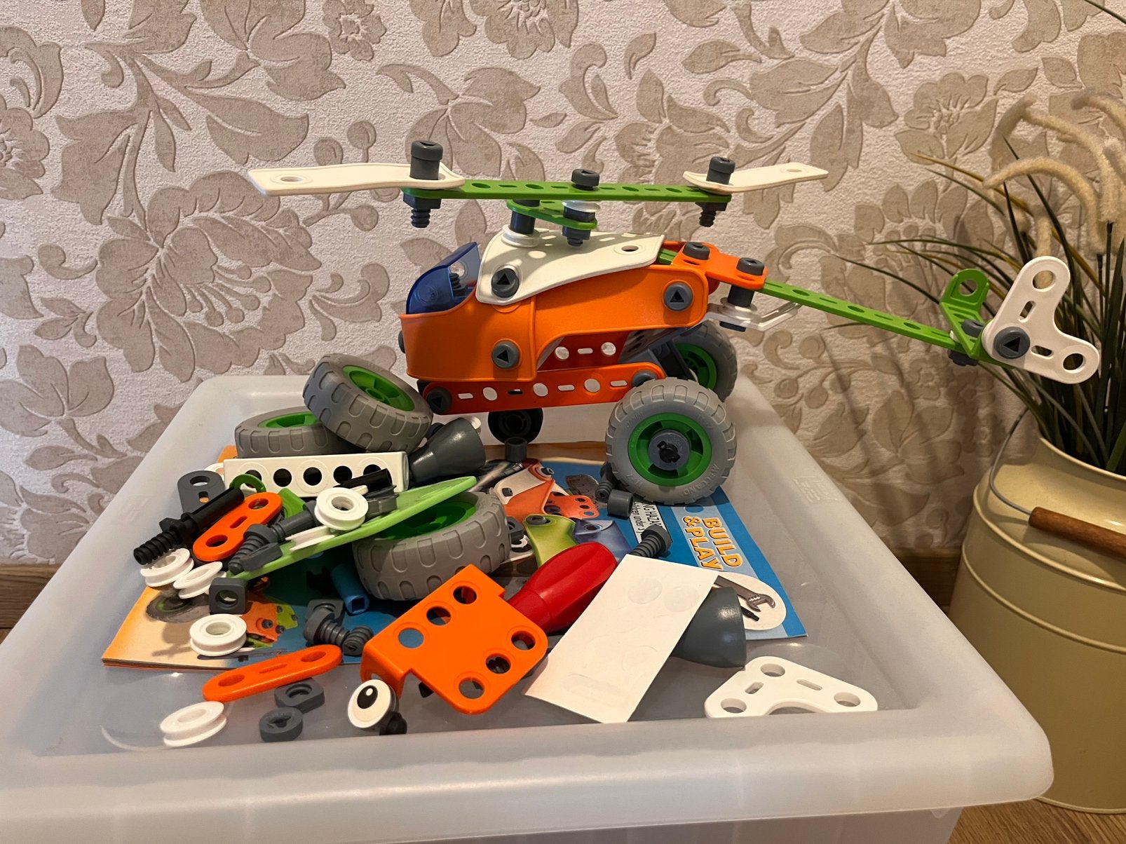 Meccano helicopter, Ophalen, Zo goed als nieuw