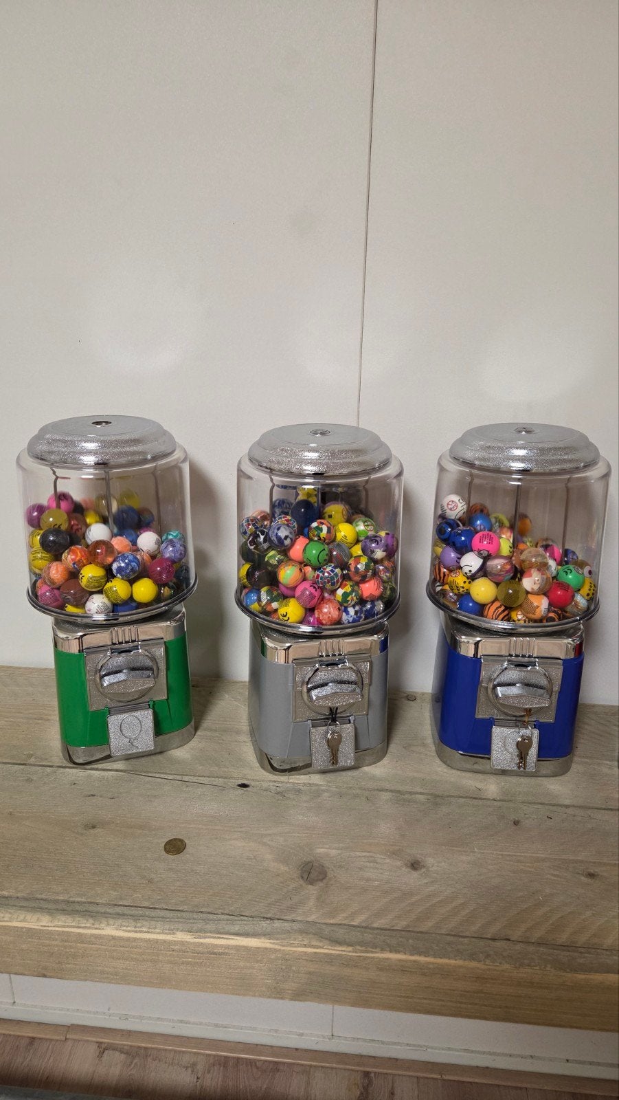 kauwgomballen automaten showroommodellen, Ophalen of Verzenden, Zo goed als nieuw