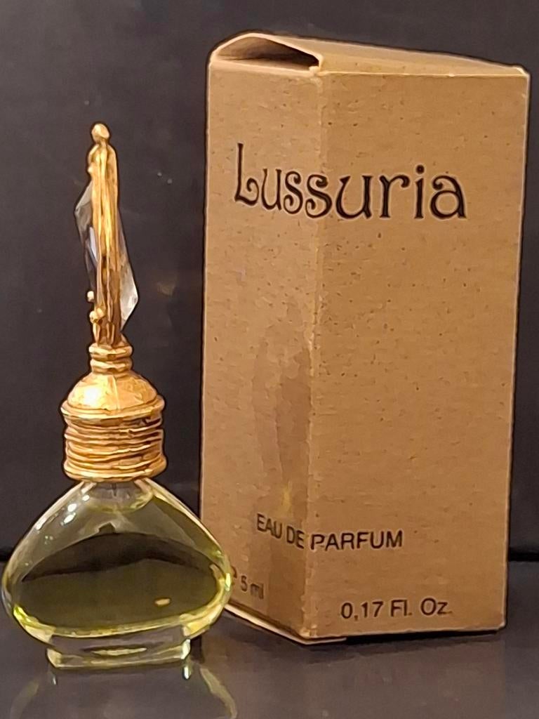 LUSSURIA  eau de parfum 5ml vintage, Collections, Enlèvement ou Envoi, Miniature, Plein