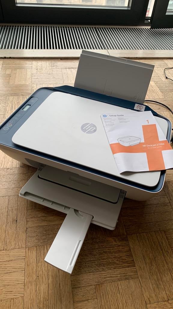 HP DeskJet 2721e Printer met handleiding, Computers en Software, Printers, Ophalen, Zo goed als nieuw, Scannen, Printer